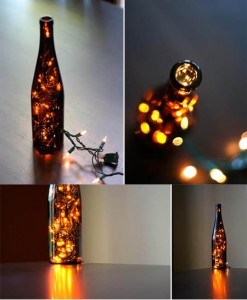 Lámpara-botella