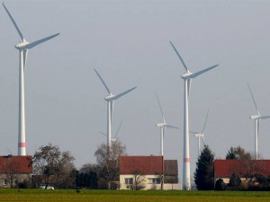 Molinos de energía eólica en Feldheim