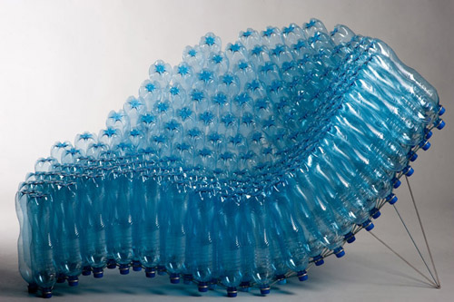 Botellas de PET reciclado 