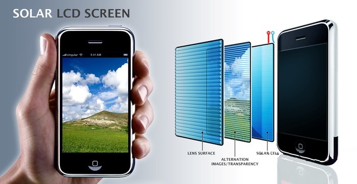 celulares con vidrio fotovoltico 