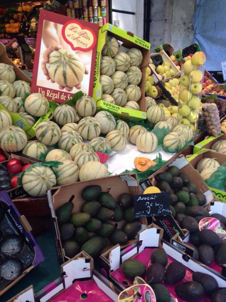 Frutas y Verduras en el mercado de Madrid